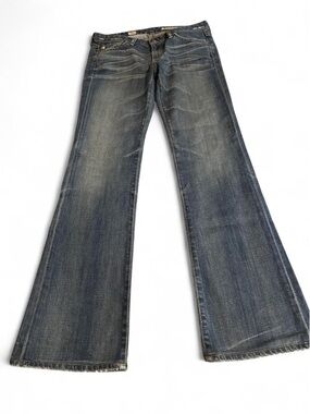 Ag Adriano Goldschmied Women's Faded Blue Bootcut Jeans